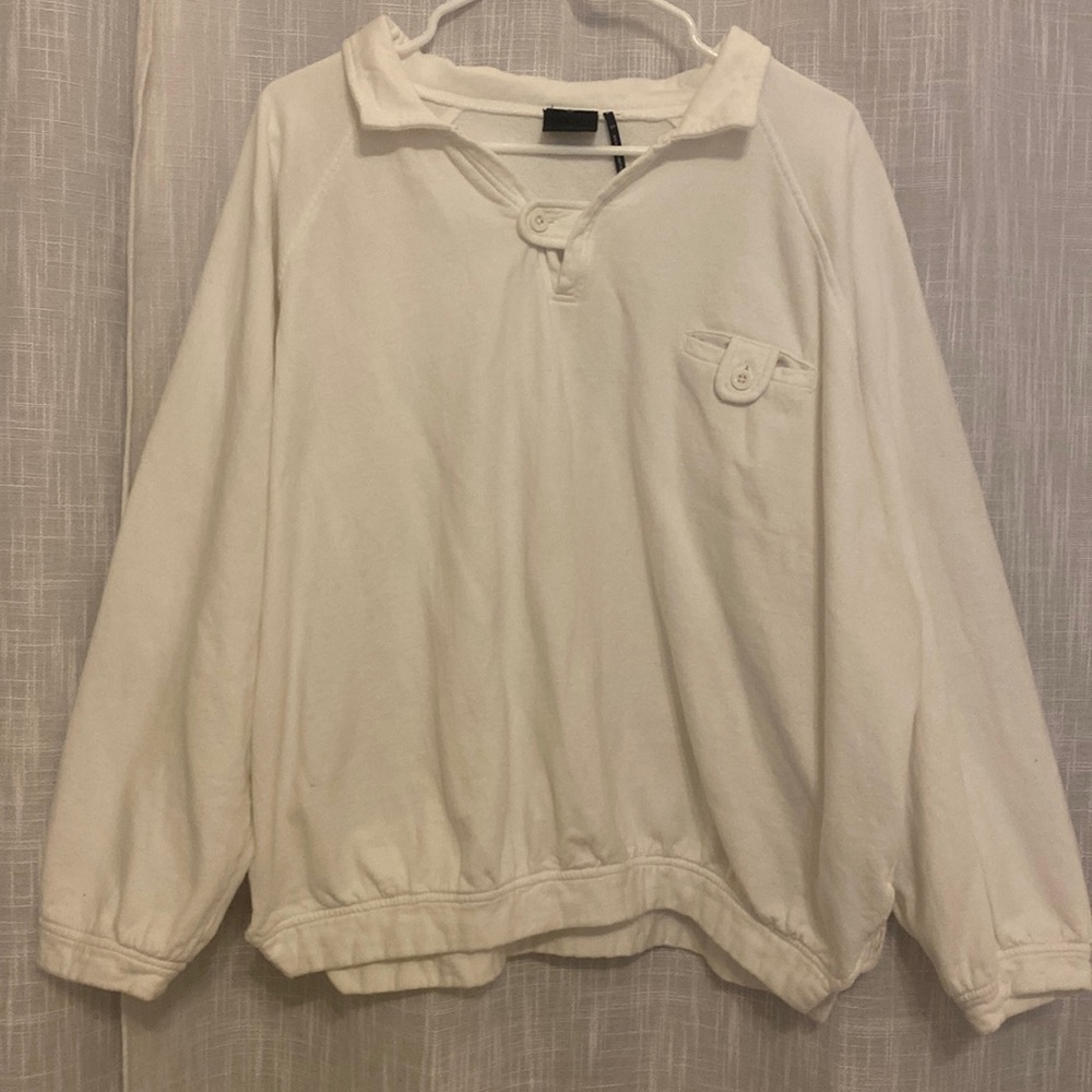 urban outfitters oversized white sweatshirt